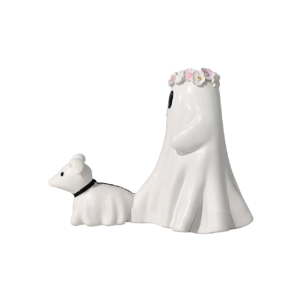 Funny Halloween Ghost Dog Ornament, Decor for Indoor Outdoor