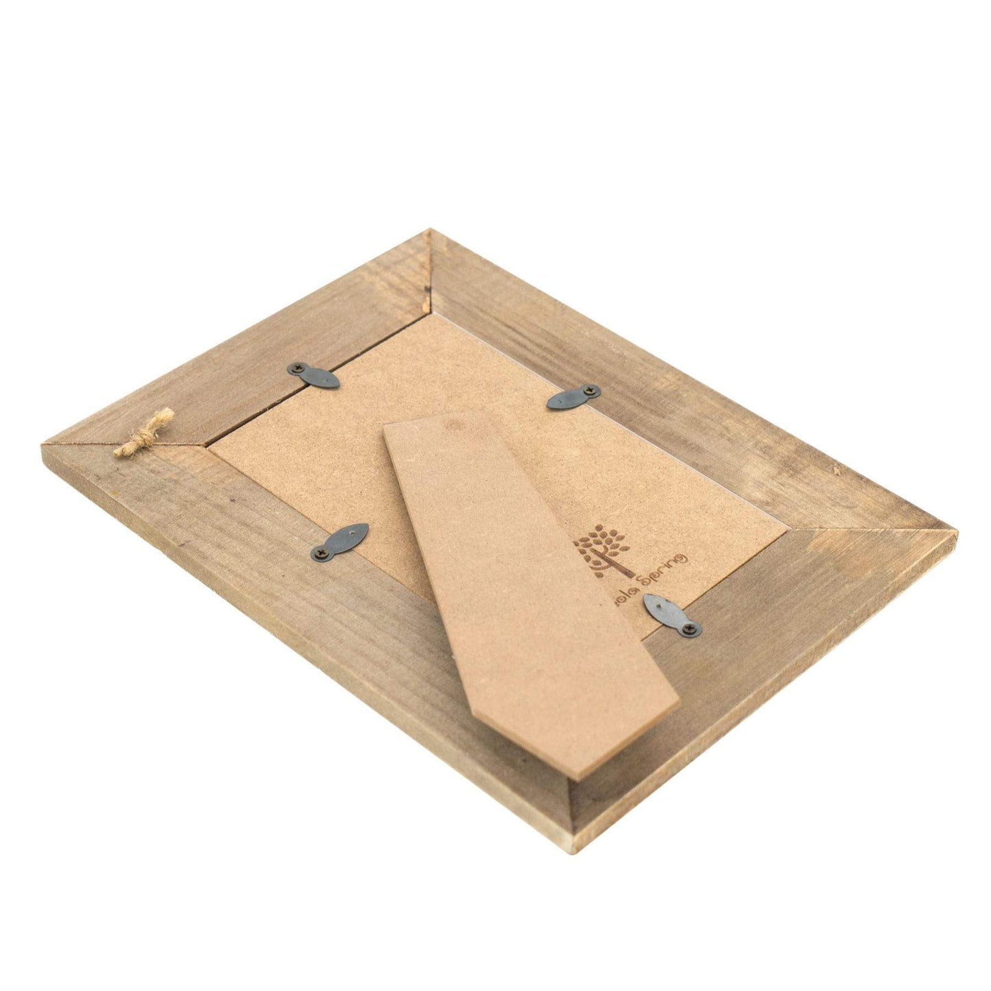 4" x 6" Wooden Standing Photo Frame with Hearts