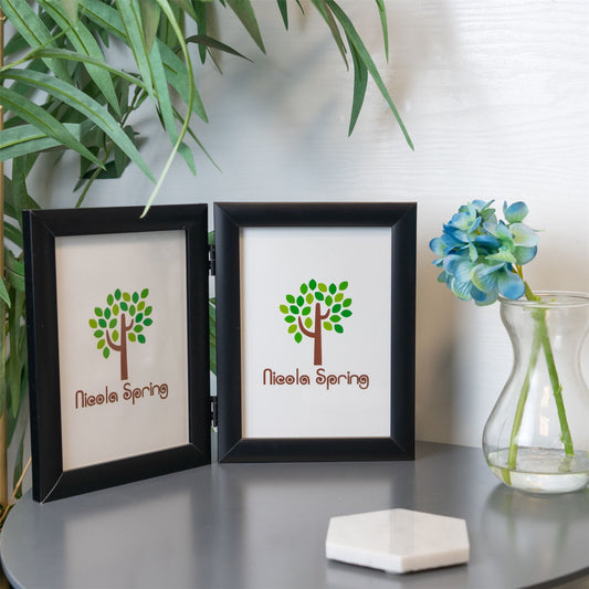 5" x 7" Freestanding Double Photo Frame