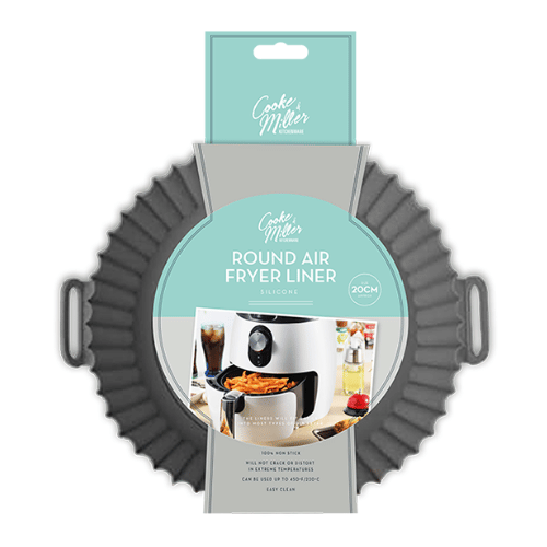 Silicone air fryer liner - round