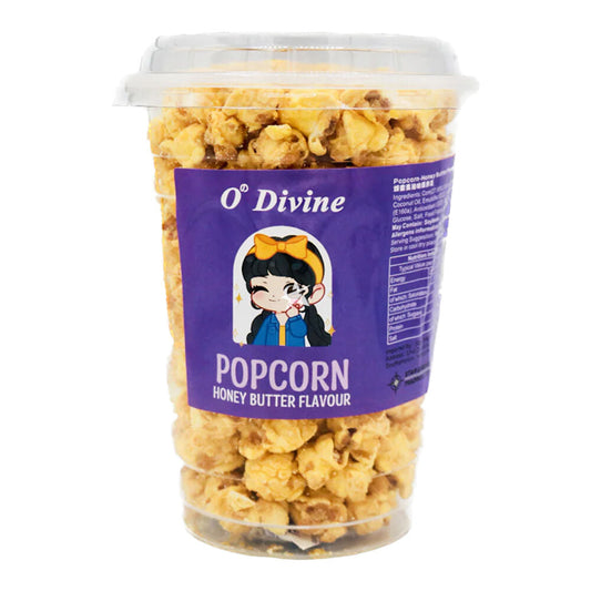 O DIVINE Popcorn Honey Butter Flavour 128g