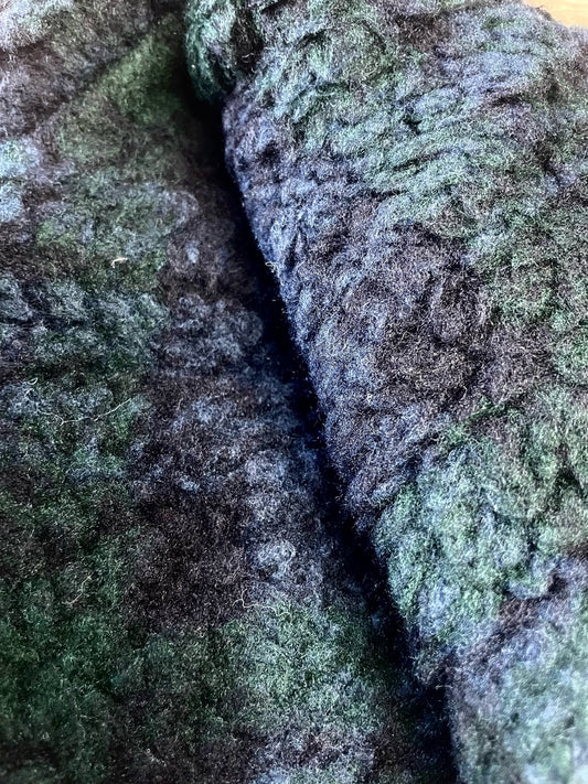 Rain Mac - Yellow Starfish & Plaid Sherpa Lining