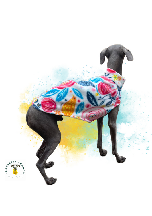 Fleece Vest - Peony Garden