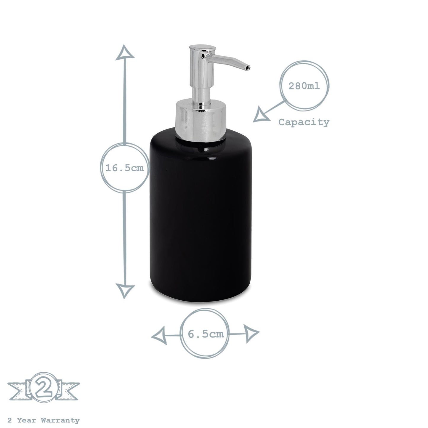 Ceramic Liquid Soap Dispenser