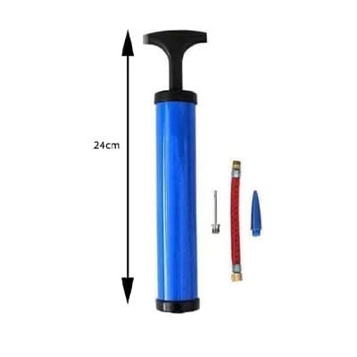 Mini T-Handle Blue Bike Pump Lightweight and Tyre Portable Bicycle Pump