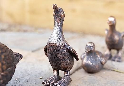 Set of 4 Resin Duck Ornaments Duck Family Figurines