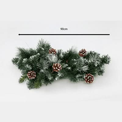 Christmas Artificial Hanging Swag Wreath Decoration