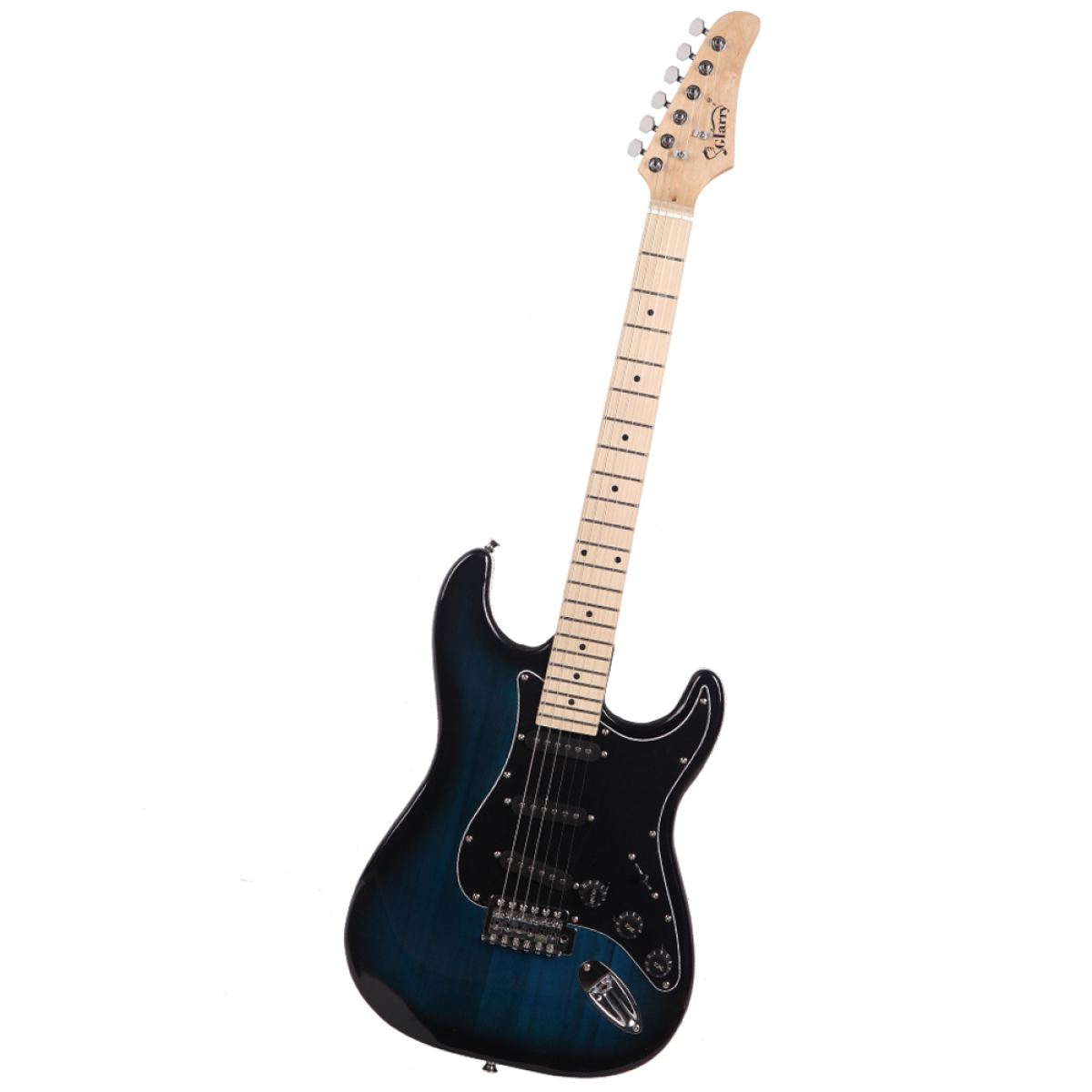 GST Stylish Electric Guitar Kit with Black Pickguard Dark Blue
