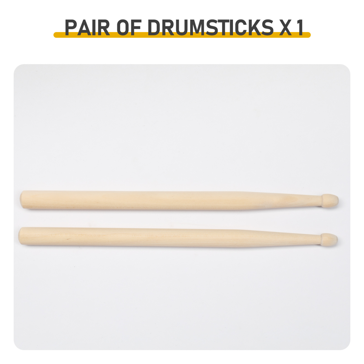 12 x 5.5 inches Professional Marching Snare Drum & Drum Stick & Strap & Wrench Kit Red