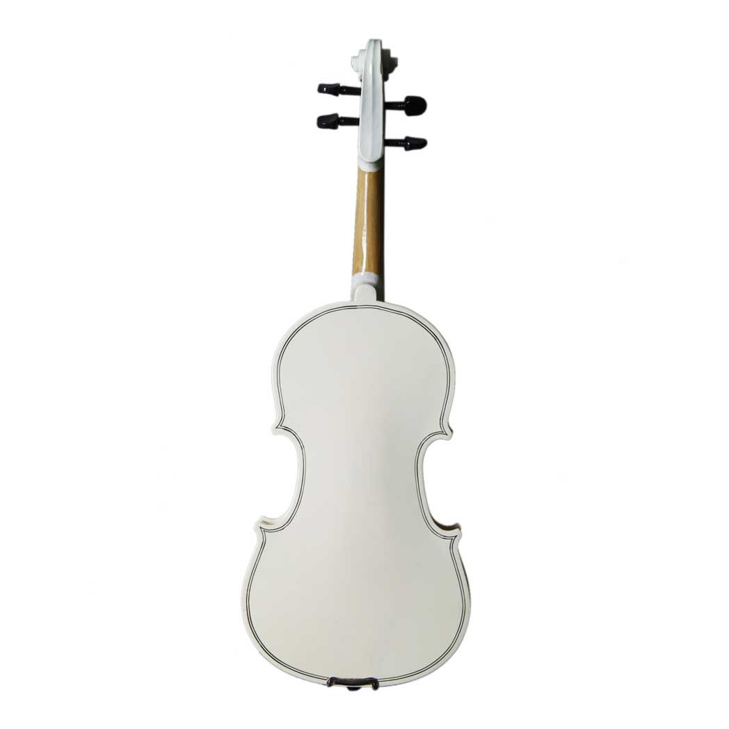 New 4/4 Acoustic Violin Case Bow Rosin White