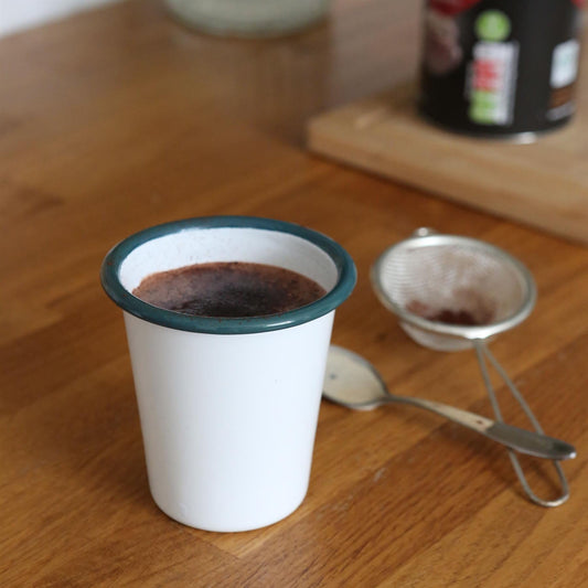 300ml White Enamel Tumblers - Pack of 6