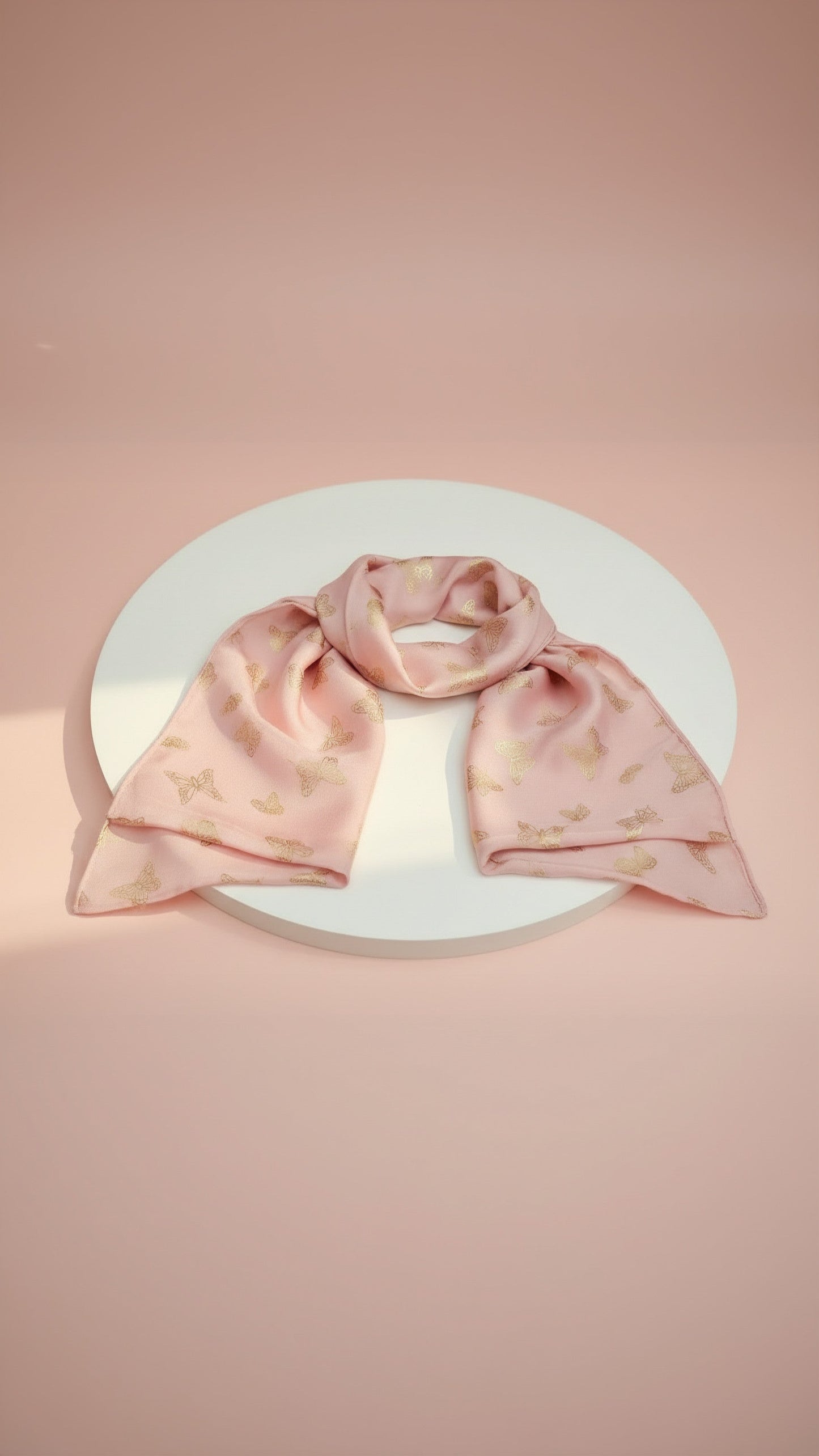 Butterfly Shimmer Gold Foil Scarf Pack of 12