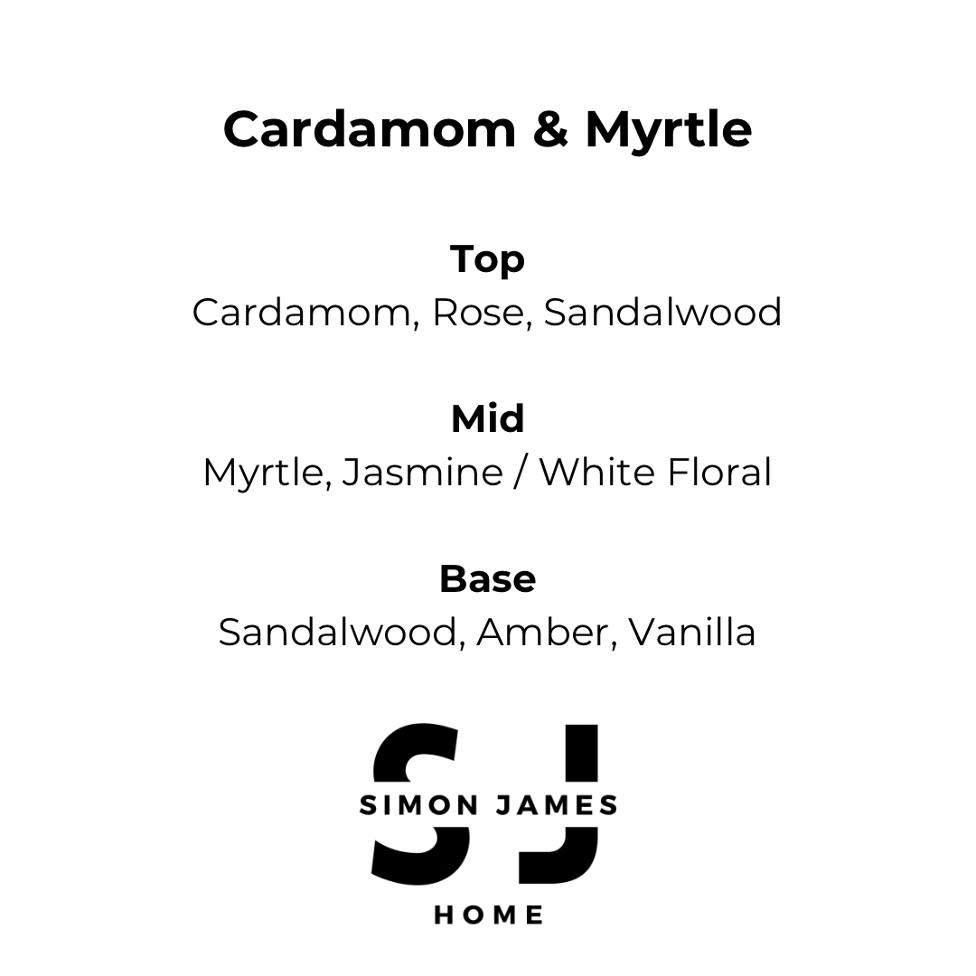 Cardamom & Myrtle Reed Diffuser