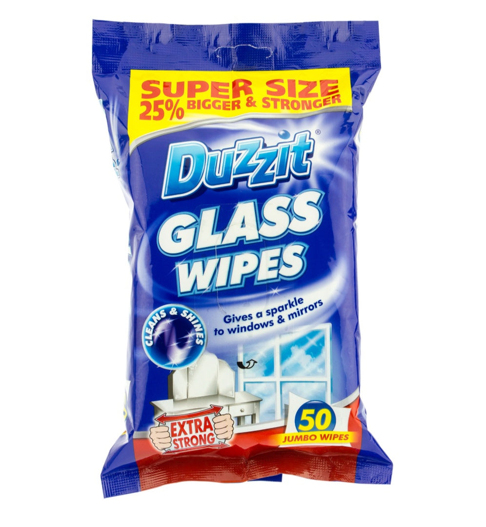 Duzzit glass wipes