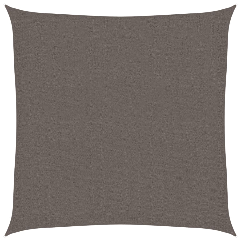 Sunshade Sail 160 g/m² Anthracite 2.5x2.5 m HDPE