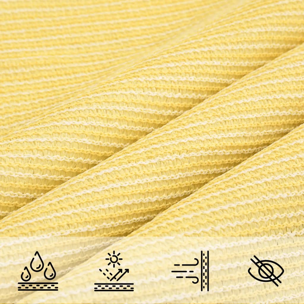 Sunshade Sail 160 g/m² Beige 2x3.5 m HDPE