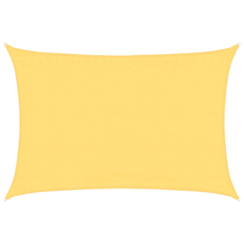 Sunshade Sail 160 g/m² Beige 3.5x5 m HDPE