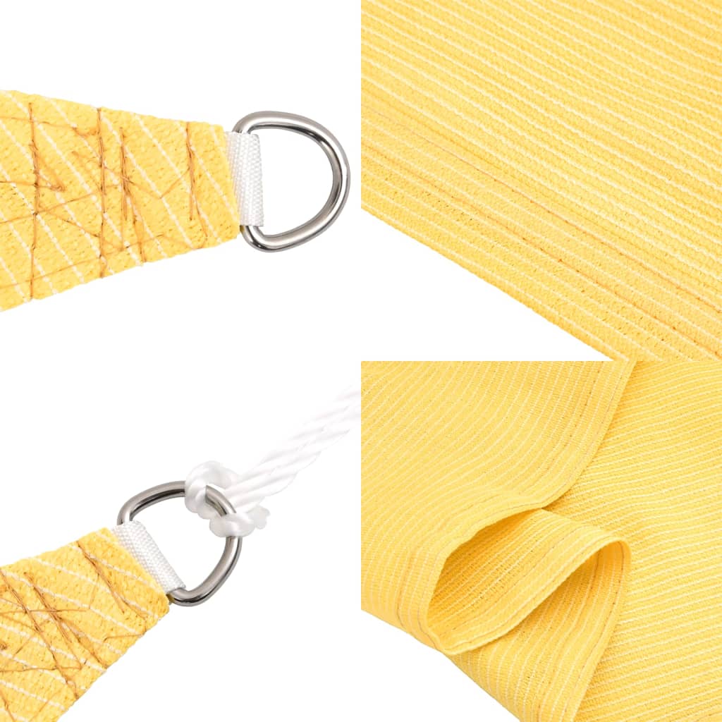 Sunshade Sail 160 g/m² Beige 5x7 m HDPE