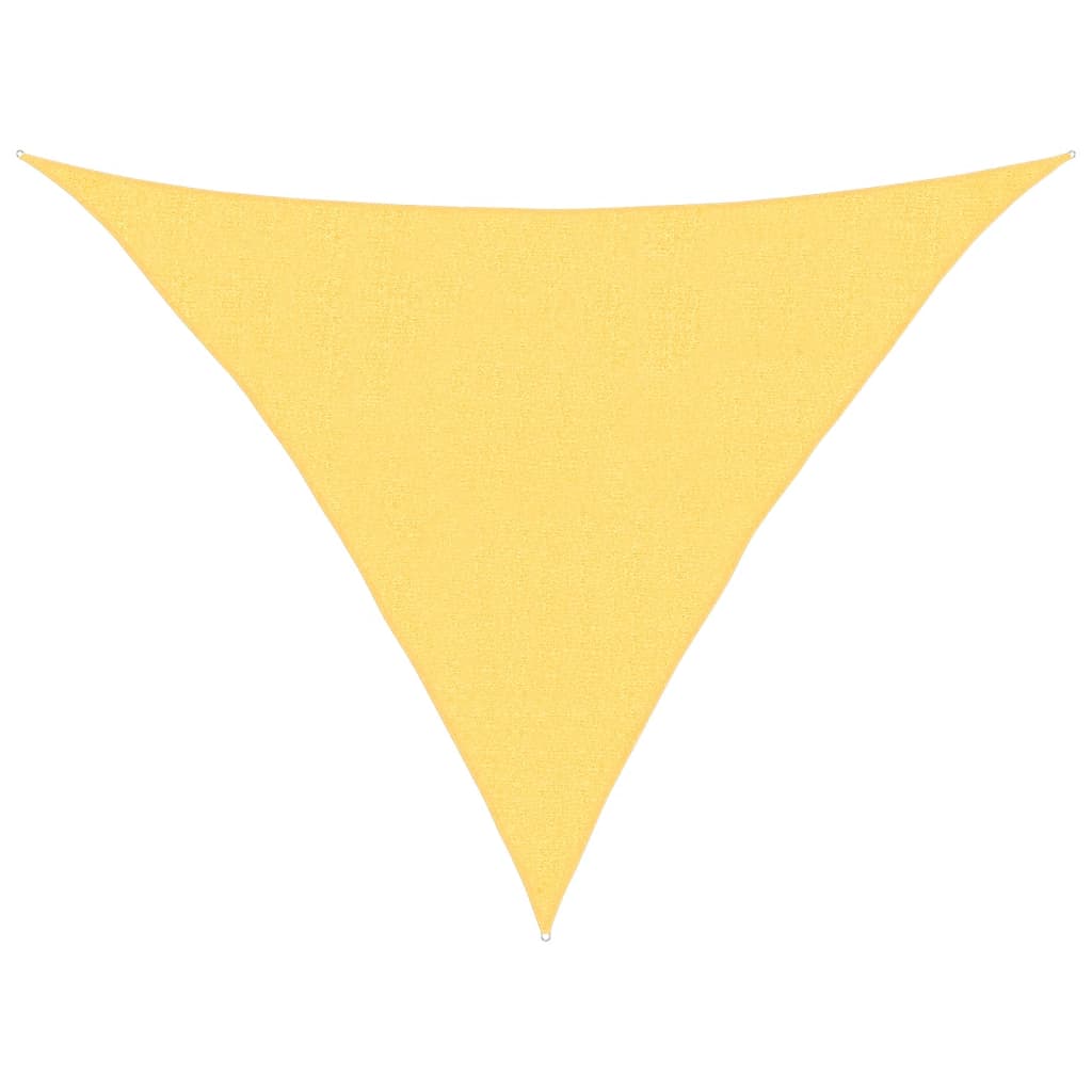 Sunshade Sail 160 g/m² Beige 2.5x2.5x3.5 m HDPE