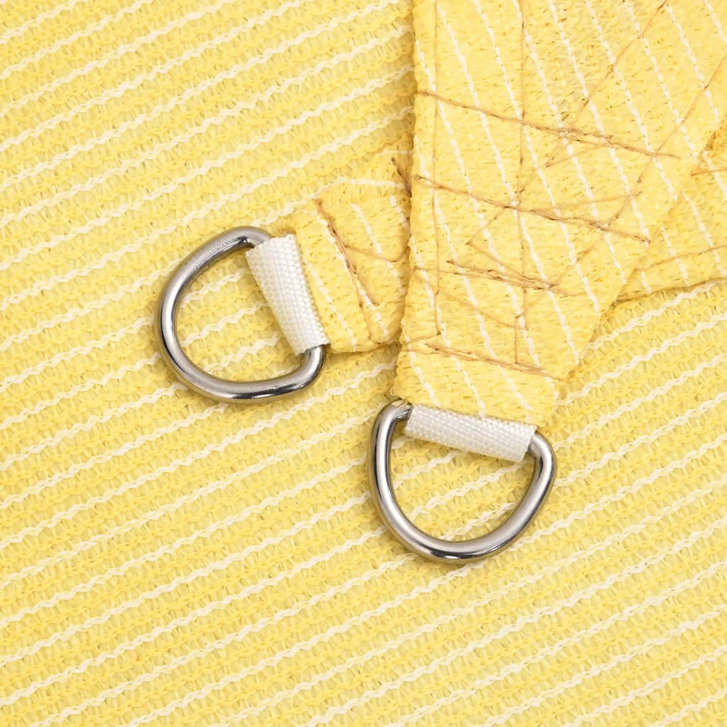 Sunshade Sail 160 g/m² Beige 2.5x2.5x3.5 m HDPE