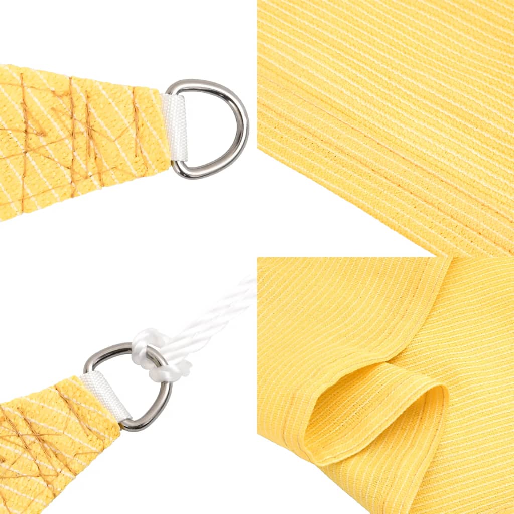 Sunshade Sail 160 g/m² Beige 5x6x6 m HDPE