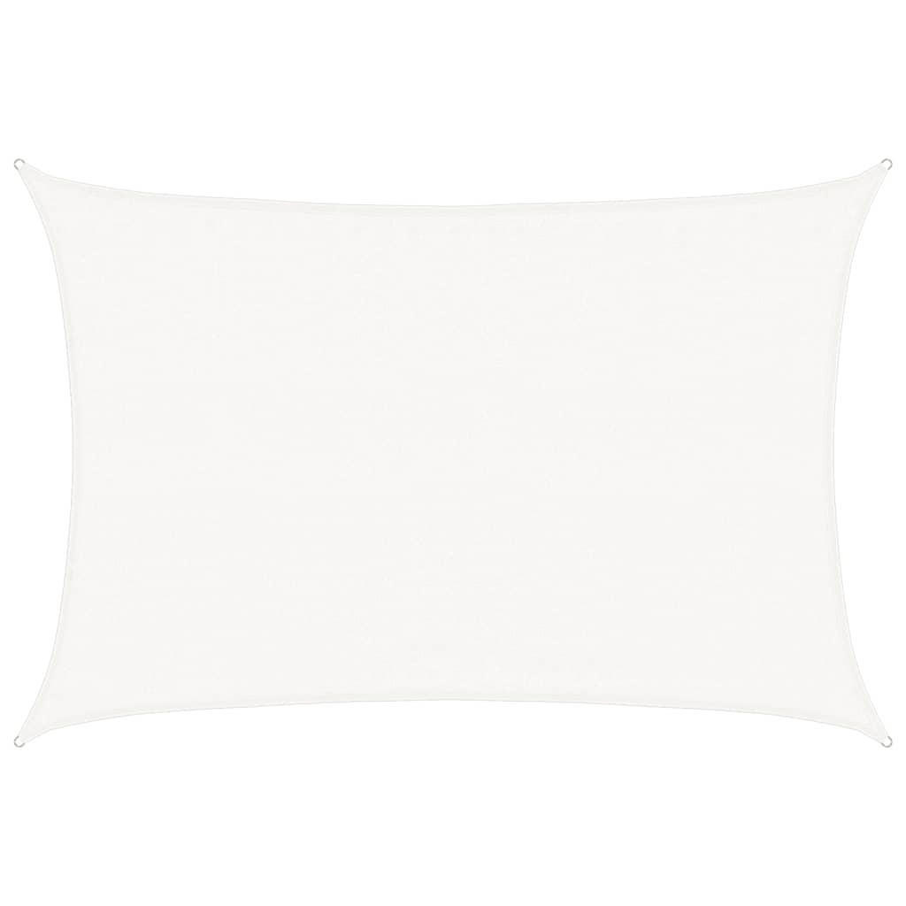 Sunshade Sail 160 g/m² White 3.5x4.5 m HDPE