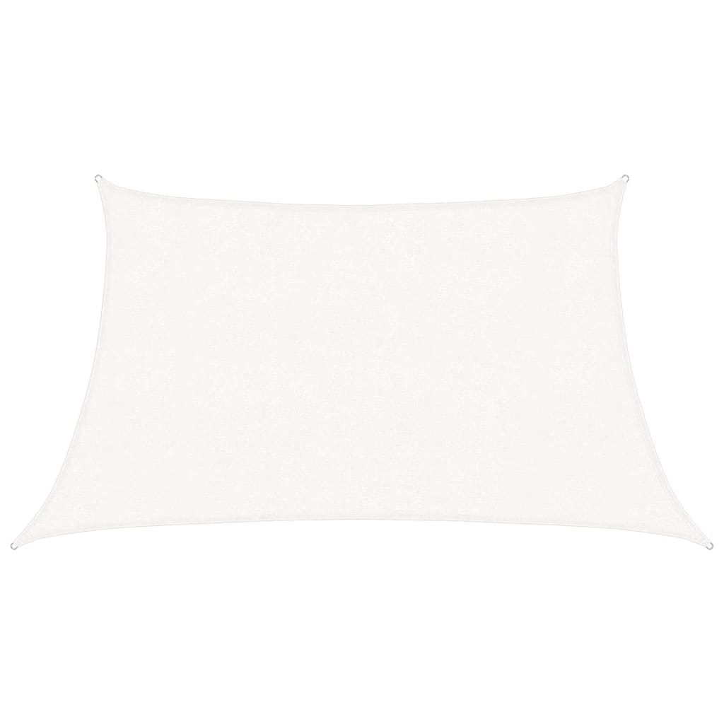 Sunshade Sail 160 g/m² White 3/4x2 m HDPE