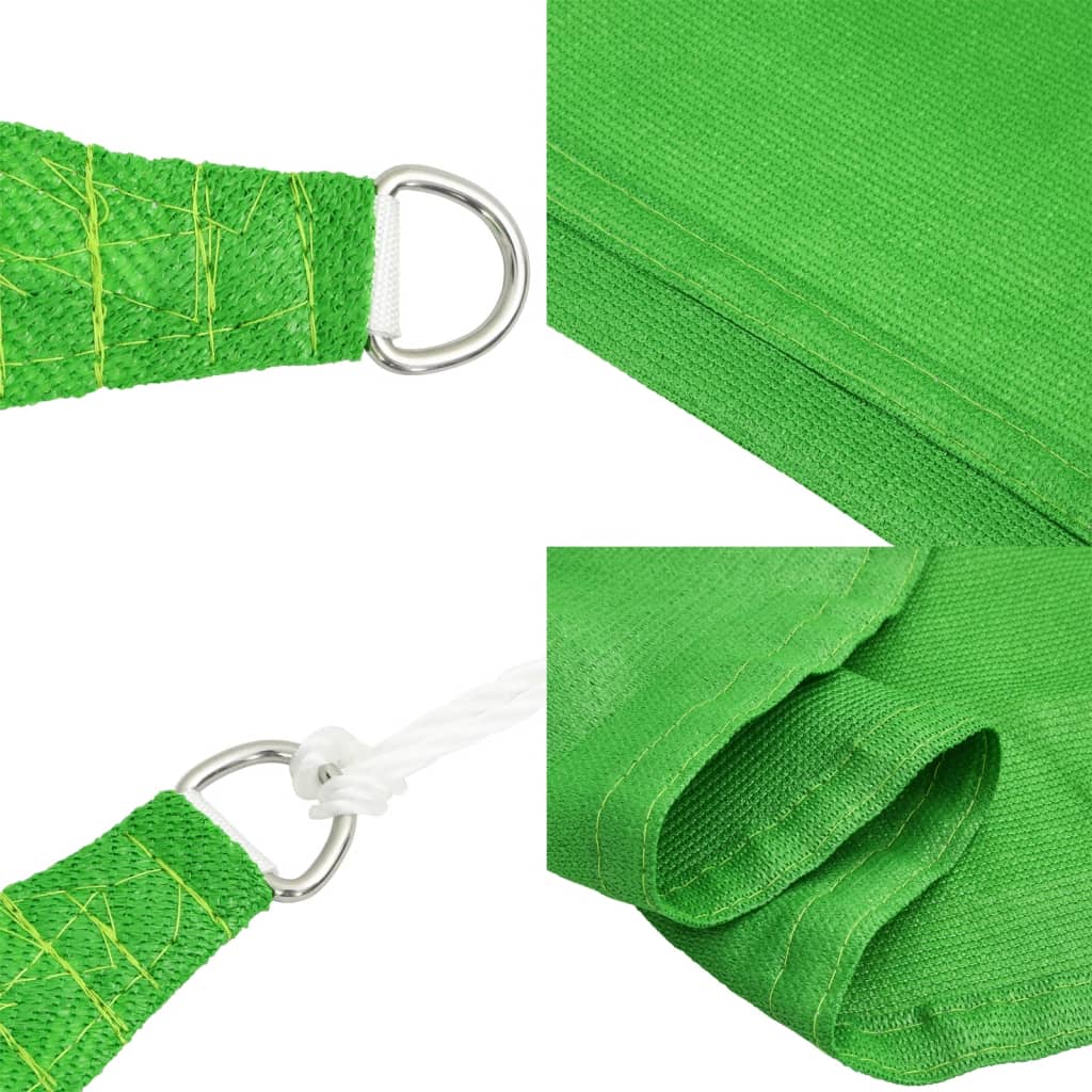 Sunshade Sail 160 g/m² Light Green 5x6 m HDPE