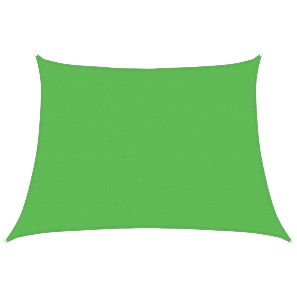 Sunshade Sail 160 g/m² Light Green 4/5x3 m HDPE