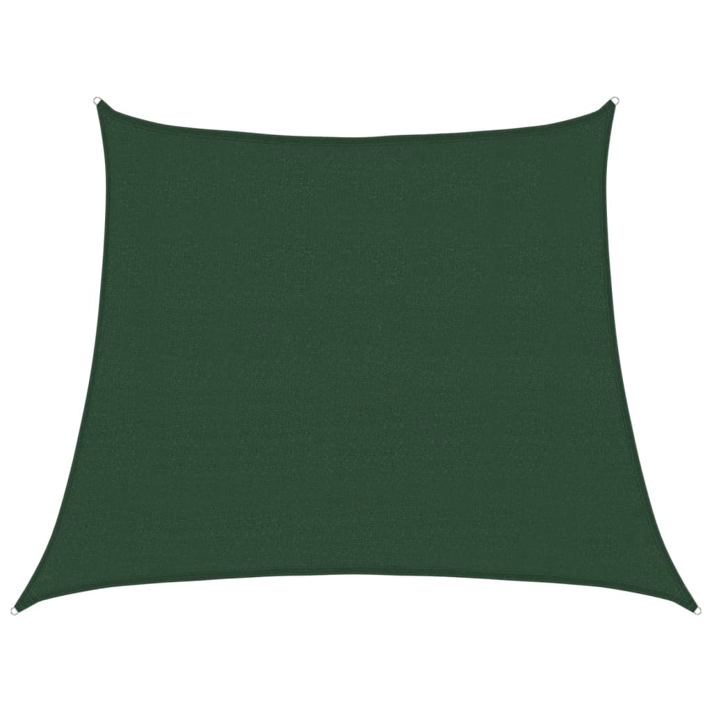 Sunshade Sail 160 g/m² Dark Green 3/4x3 m HDPE