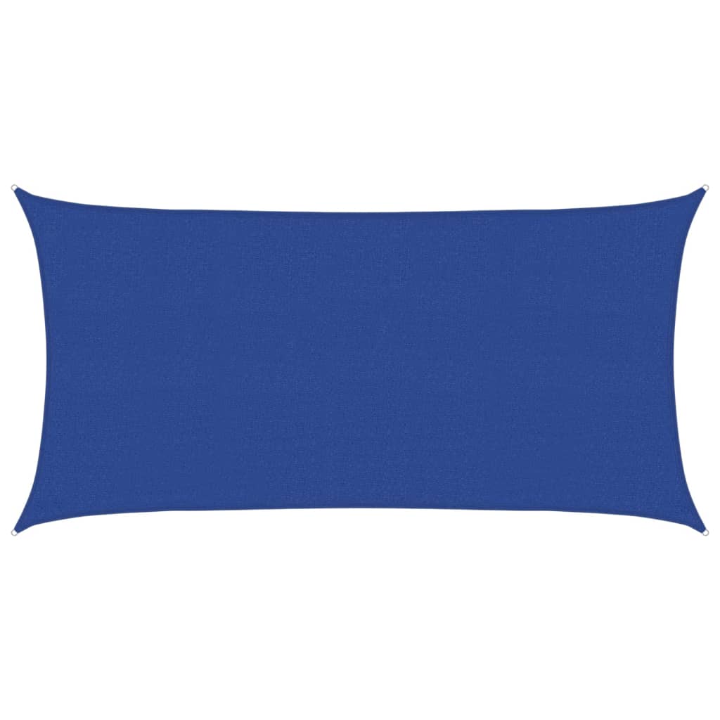 Sunshade Sail 160 g/m² Blue 2x3.5 m HDPE