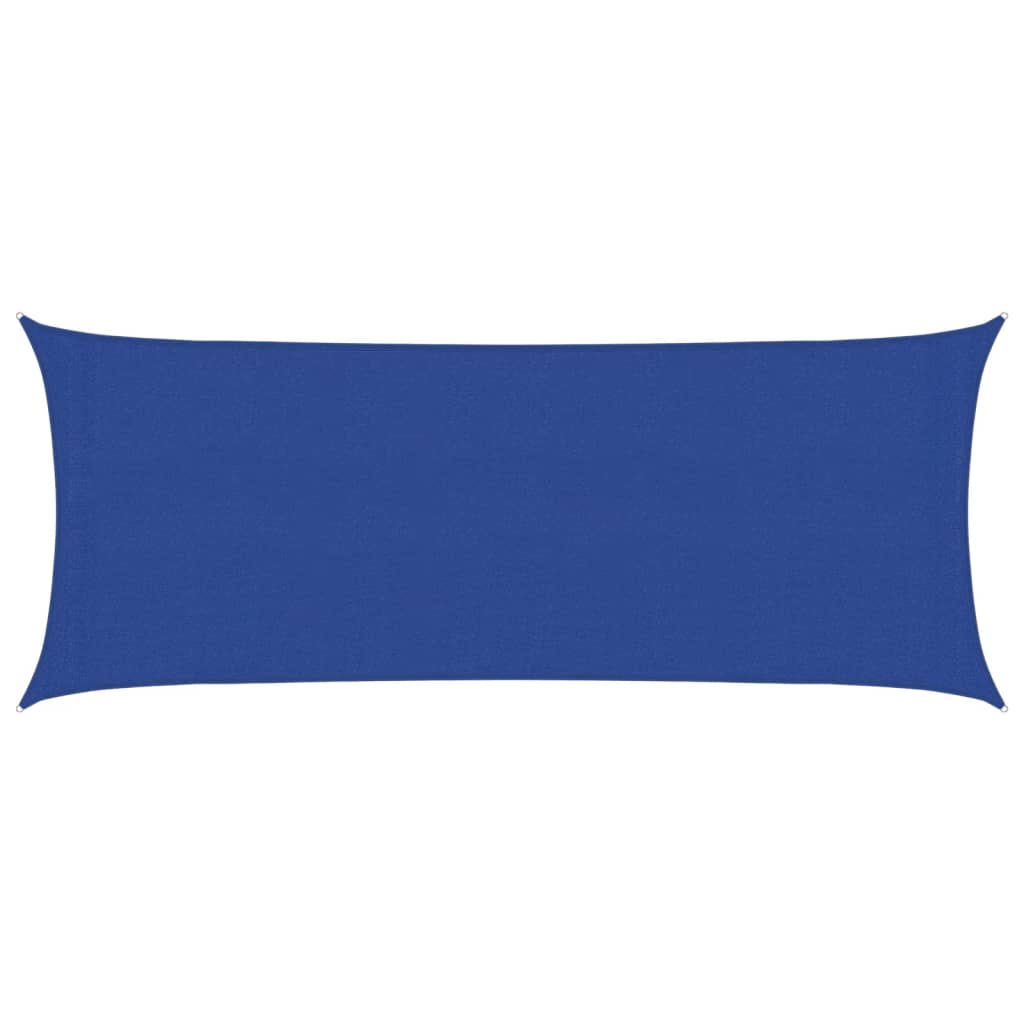 Sunshade Sail 160 g/m² Blue 2x4.5 m HDPE