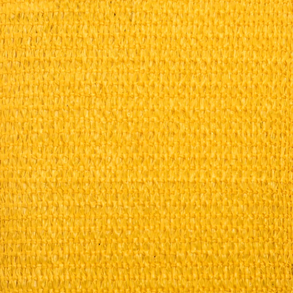 Sunshade Sail 160 g/m² Square Yellow 7x7 m HDPE