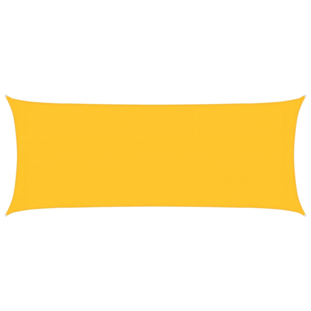 Sunshade Sail 160 g/m² Rectangular Yellow 2x4.5 m HDPE