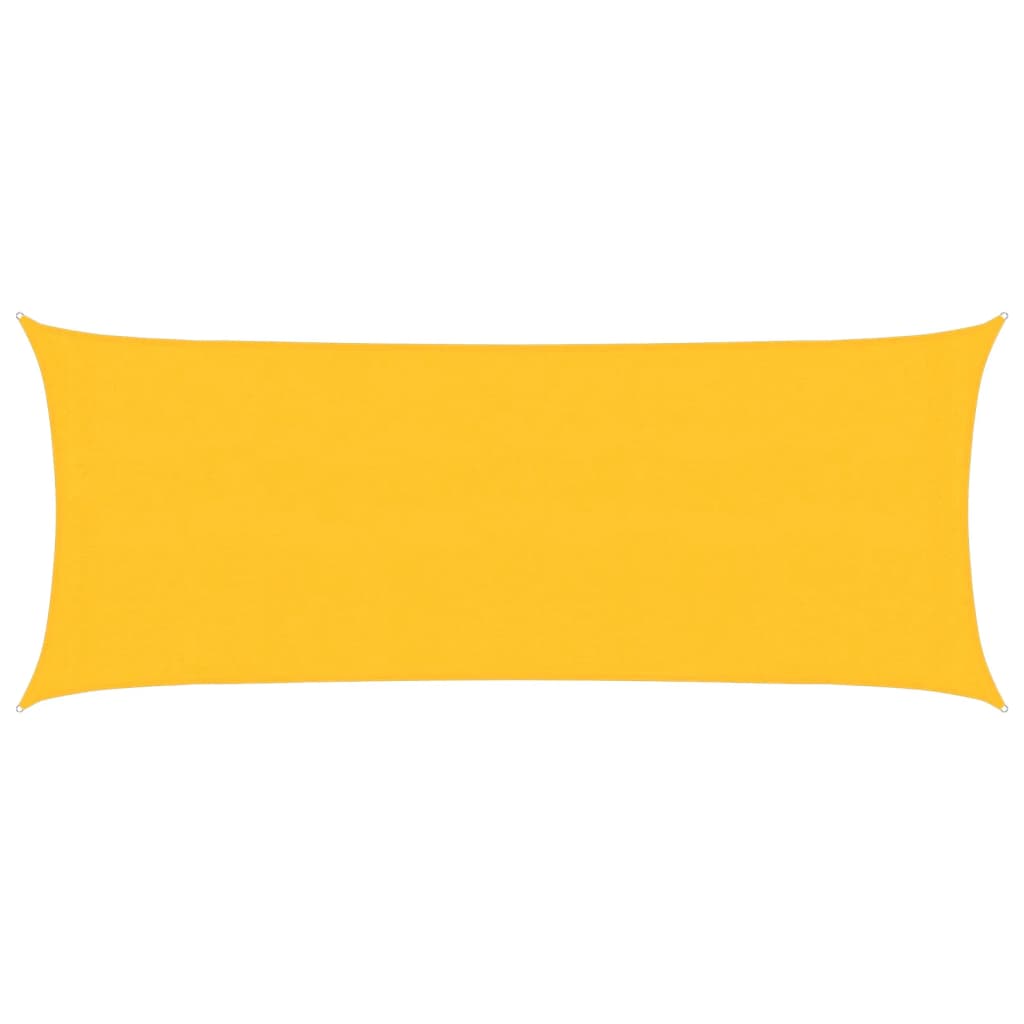 Sunshade Sail 160 g/m² Yellow 2x5 m HDPE
