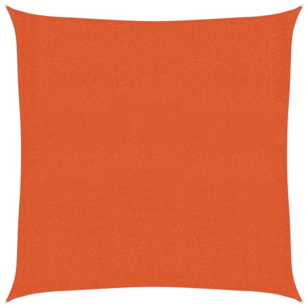 Sunshade Sail 160 g/m² Orange 2x2 m HDPE