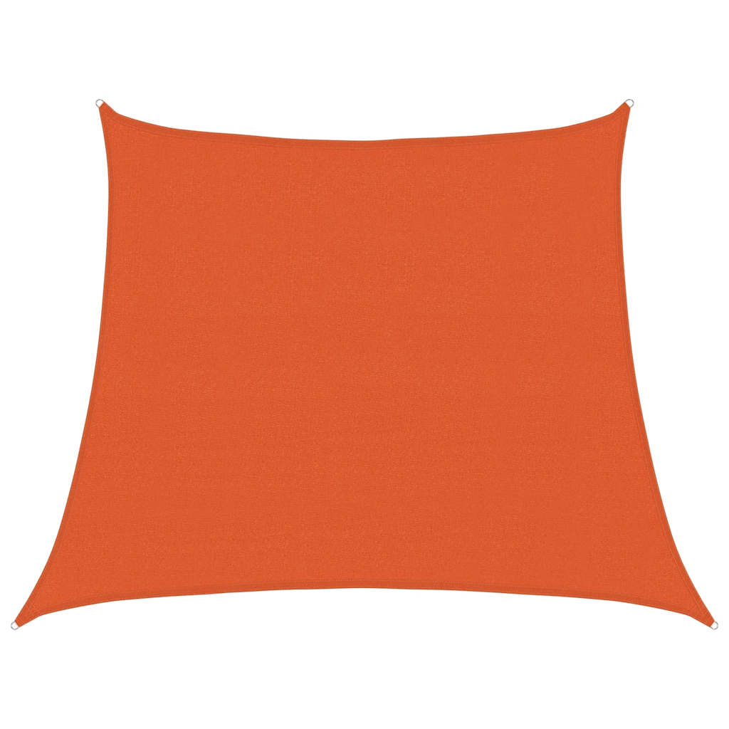 Sunshade Sail 160 g/m² Trapezium Orange 3/4x3 m HDPE