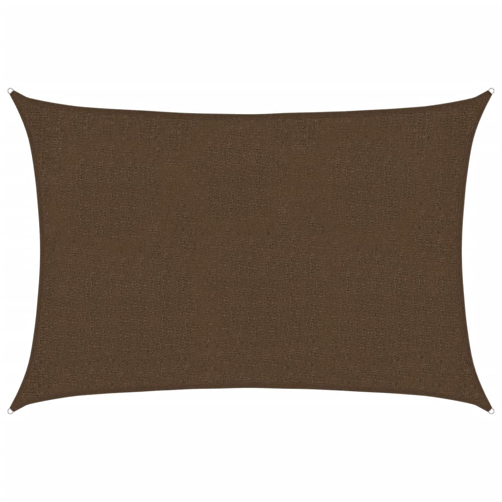 Sunshade Sail 160 g/m² Brown 2x3 m HDPE