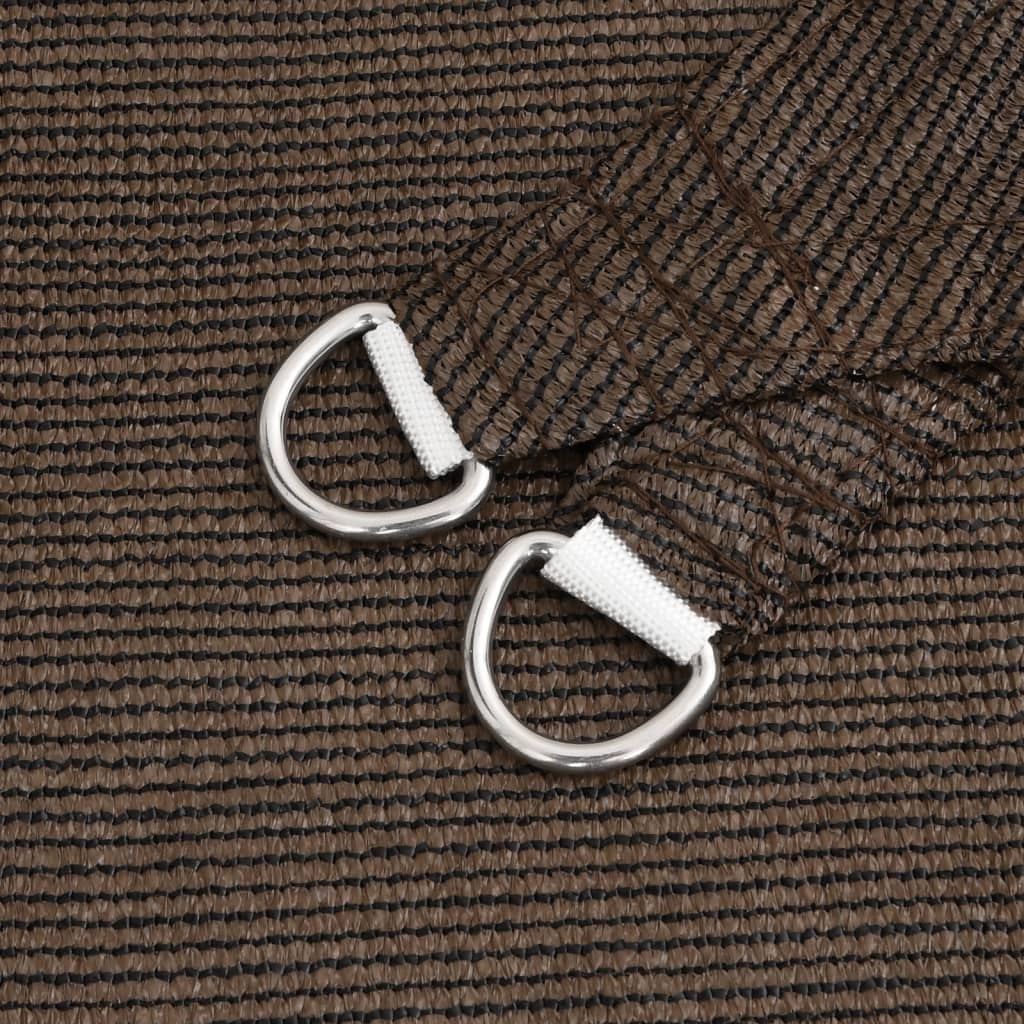 Sunshade Sail 160 g/m² Brown 3/4x3 m HDPE