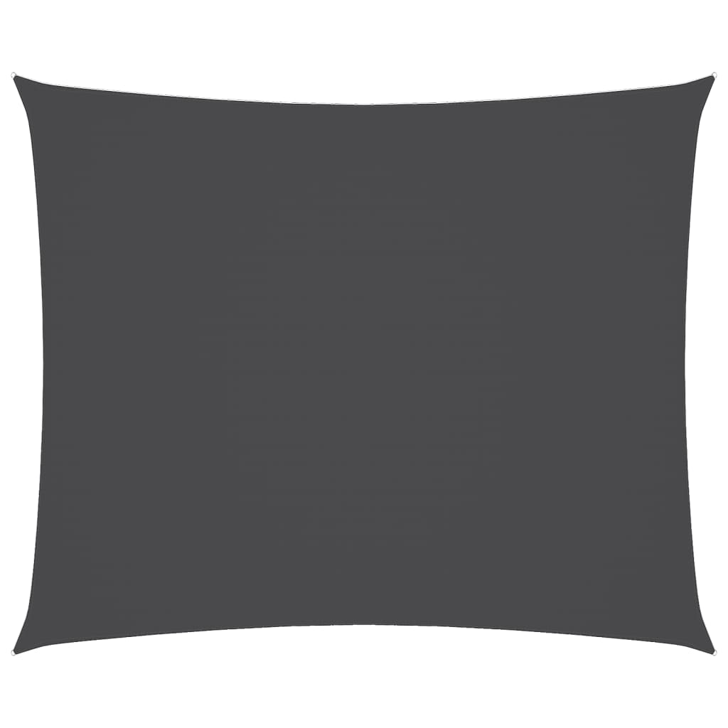 Sunshade Sail Oxford Fabric Rectangular 5x6 m Anthracite