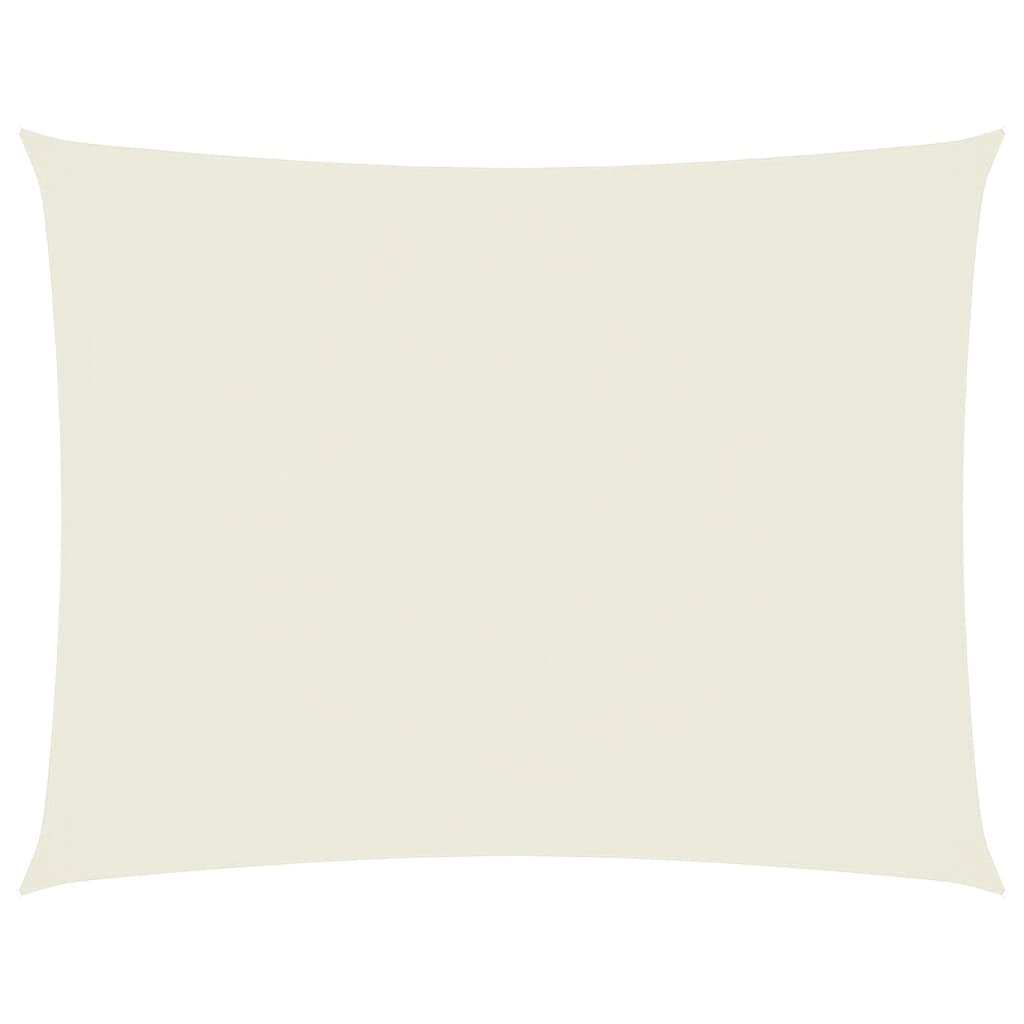 Sunshade Sail Oxford Fabric Rectangular 3x4.5 m Cream