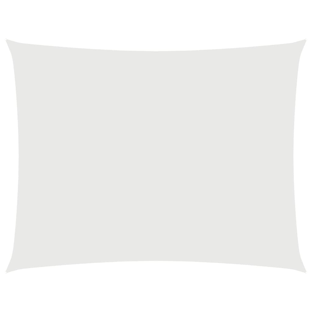 Sunshade Sail Oxford Fabric Rectangular 3x6 m White