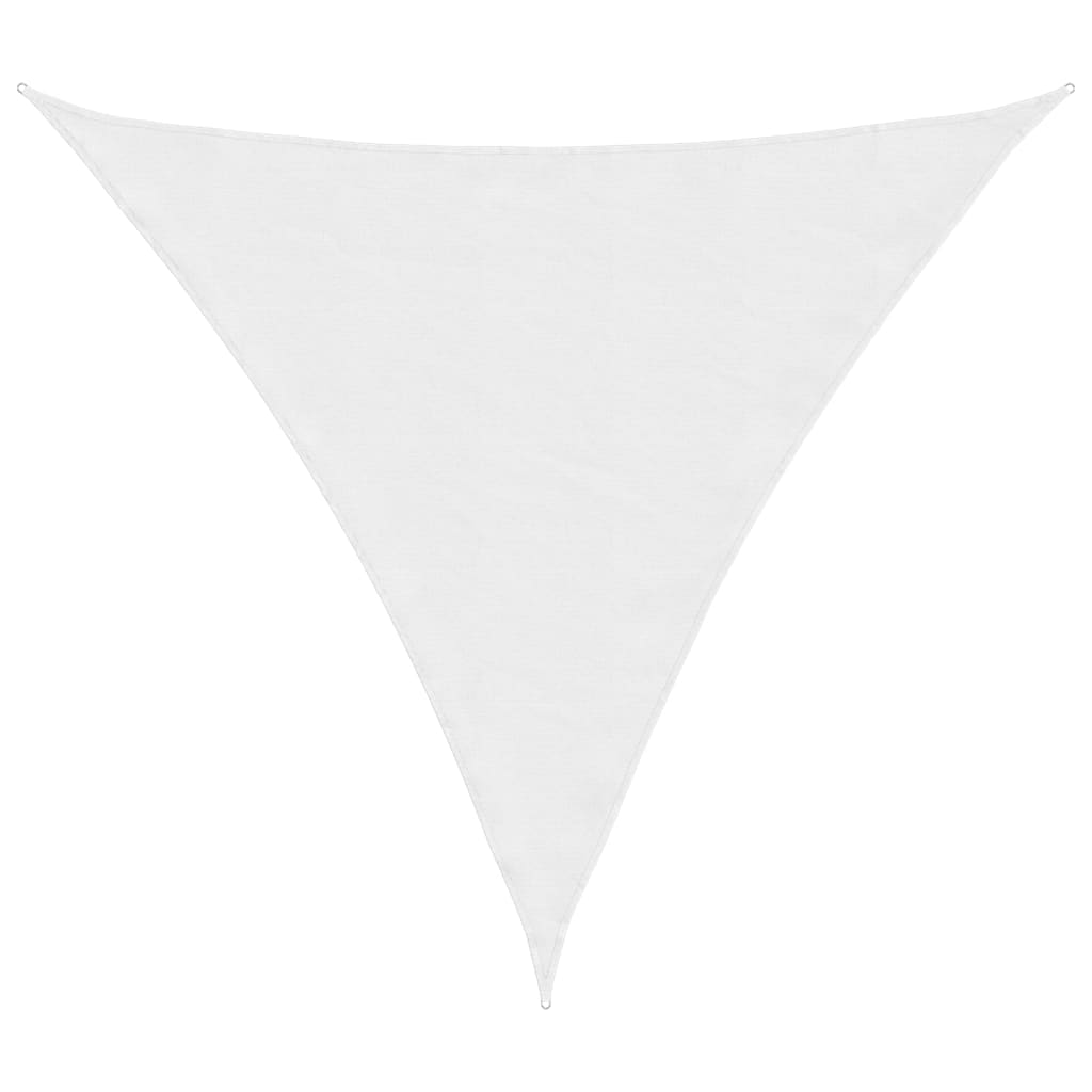 Sunshade Sail Oxford Fabric Triangular 3x3x3 m White