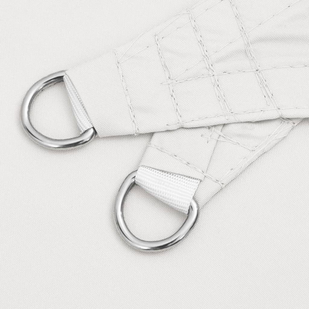 Sunshade Sail Oxford Fabric Triangular 4x5x5 m White