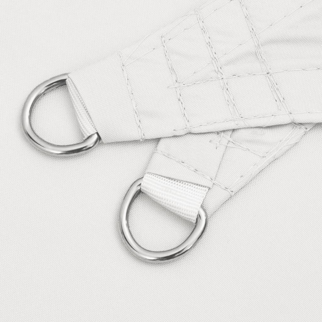 Sunshade Sail Oxford Fabric Triangular 5x5x5 m White