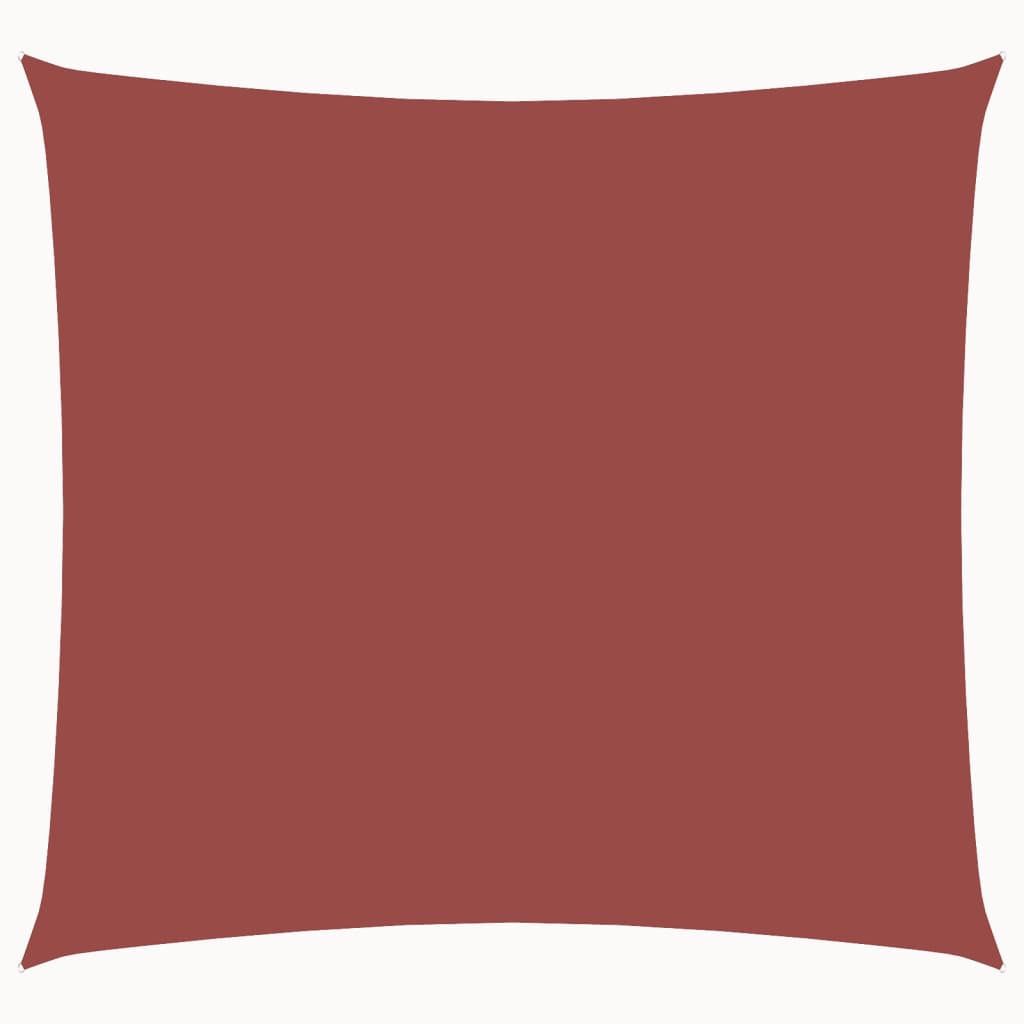 Sunshade Sail Oxford Fabric Square 6x6 m Terracotta