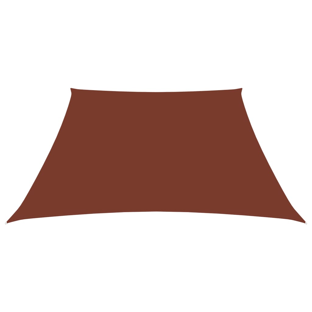 Sunshade Sail Oxford Fabric Trapezium 2/4x3 m Terracotta