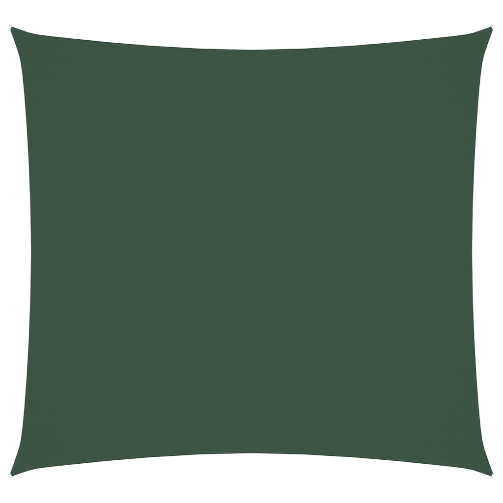 Sunshade Sail Oxford Fabric Square 7x7 m Dark Green