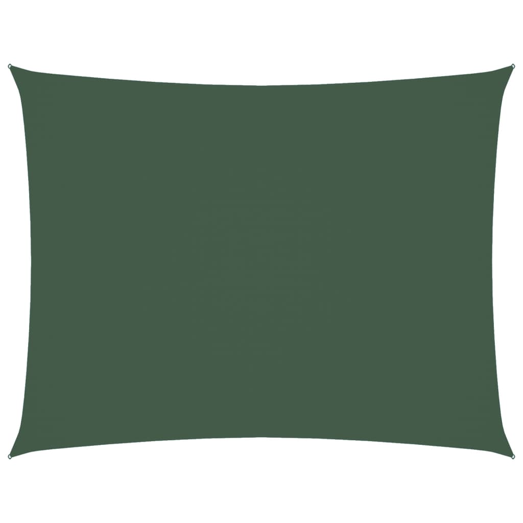 Sunshade Sail Oxford Fabric Rectangular 2x3.5 m Dark Green