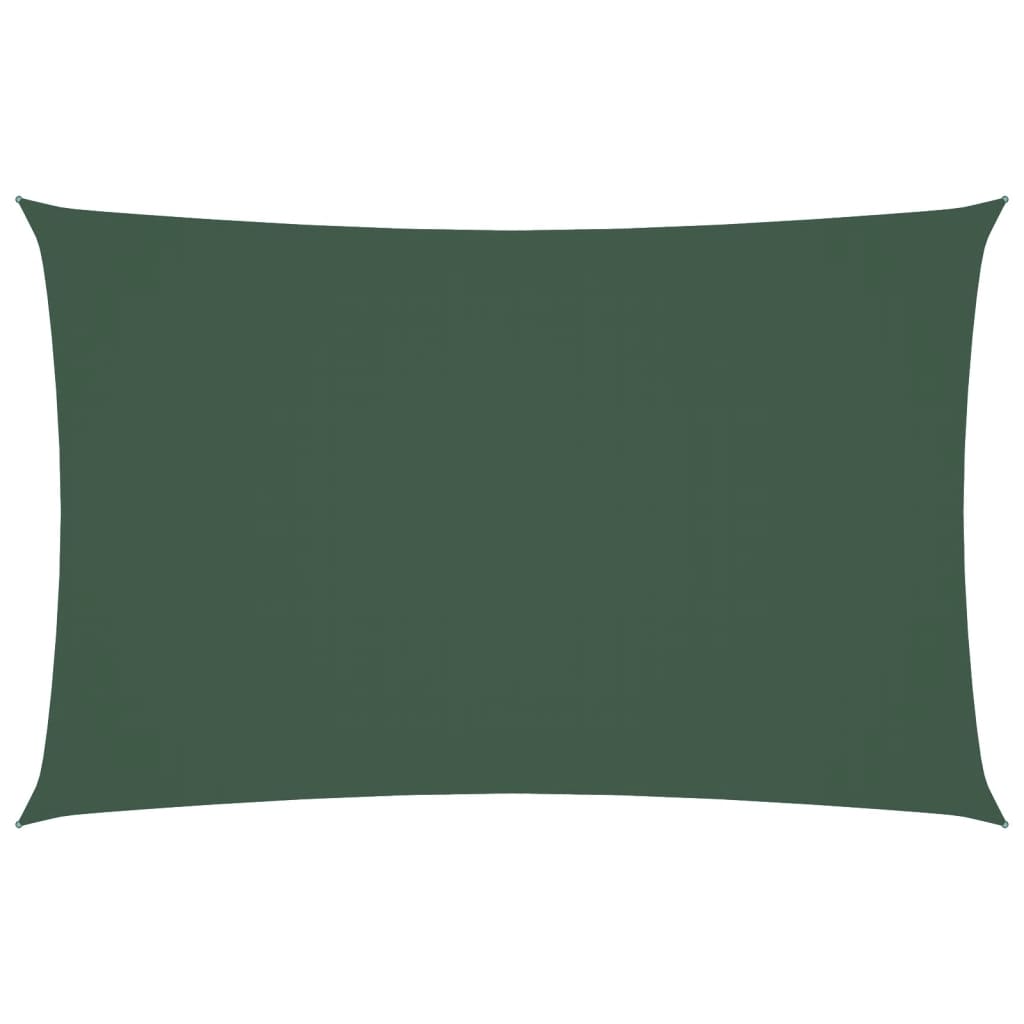 Sunshade Sail Oxford Fabric Rectangular 2x5 m Dark Green